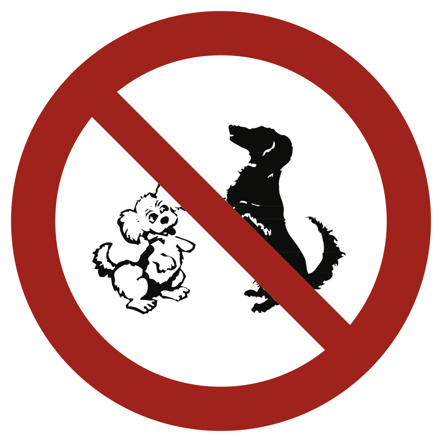 Hundeverbot, Verbotszeichen, Ø 200 mm, Folie