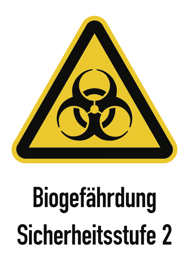 Warnzeichen (weiß) mit Standardsymbol und Text nach Ihren Angaben, 200x300 mm, Kunststoff, Stück