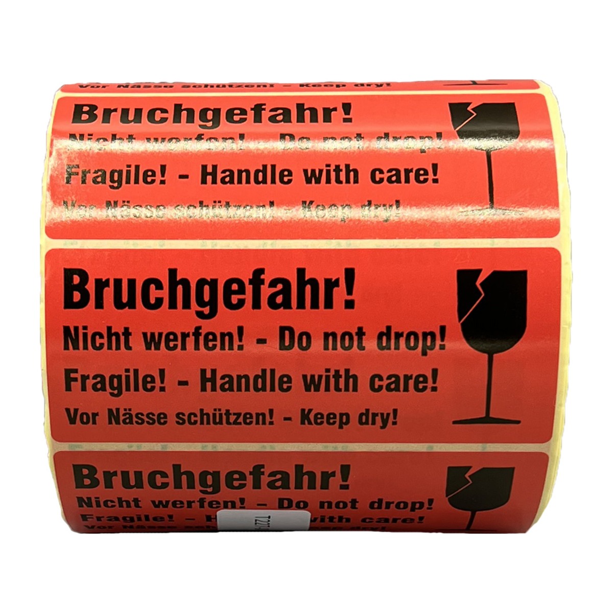 Aufkleber Bruchgefahr