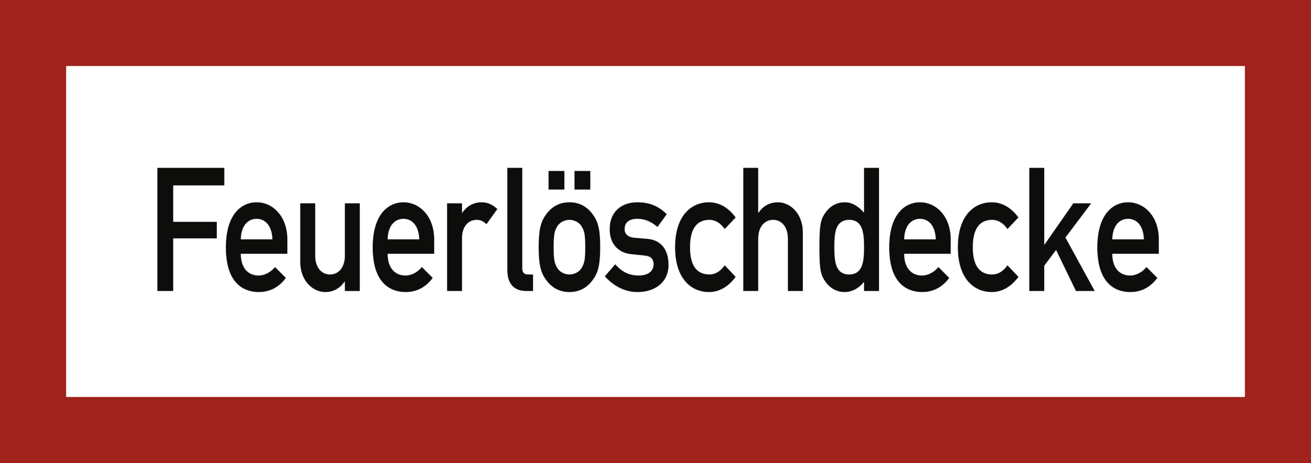Feuerlöschdecke, Brandschutzzeichen, DIN 4066, 297x105 mm, Alu 0,6 mm, Stück