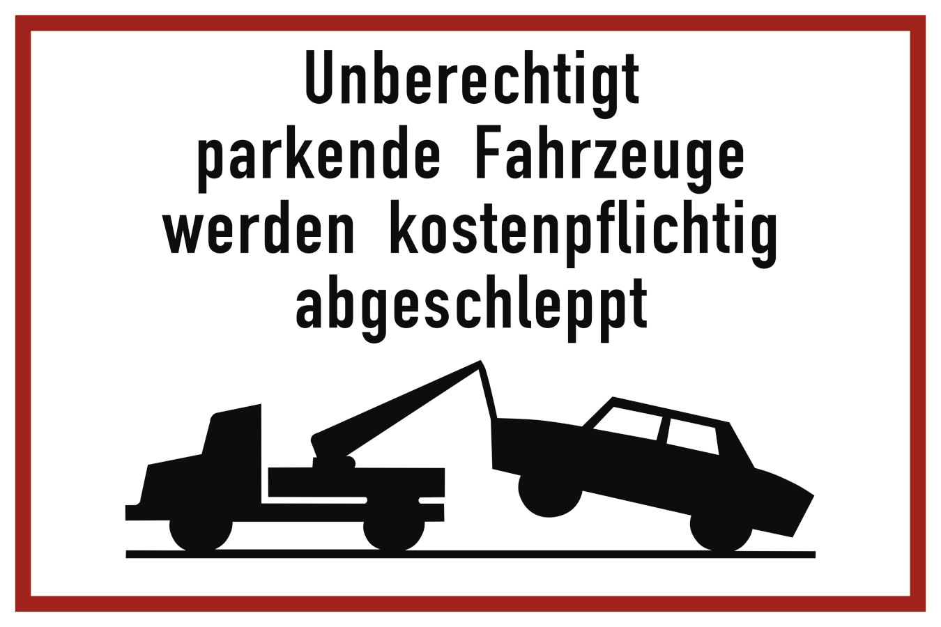 Parken & Fahrzeuge – Verbotszeichen