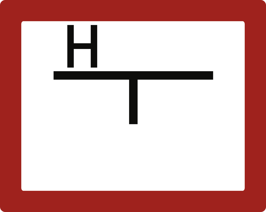 Hinweisschild auf einen Unterflurhydranten (A), Brandschutzzeichen, DIN 4066